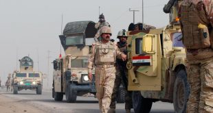 رتل عسكرى فى طريقه لتحرير الموصل من قبضة «داعش». (الإنترنت).