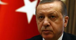 الرئيس التركي رجب طيب إردوغان عقب اجتماع في القصر الرئاسي بأنقرة. (أرشيفية: رويترز)