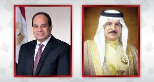 الرئيس المصري عبدالفتاح السيسي وملك البحرين عقدا مباحثات مشتركة حول الوضع في ليبيا (الإنترنت)