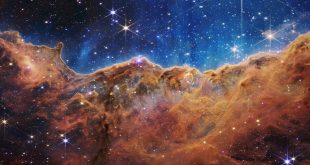 منحدرات كونية وبحر من النجوم، كشفها تلسكوب جيمس ويب الفضائي (ناسا)