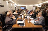أعضاء مجلس أمناء الحوار الوطني في مصر أثناء مناقشات الجلسة الثالثة، 30 يوليو 2022 (حساب رسمي)