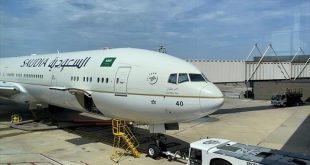 طائرة تابعة للخطوط الجوية السعودية في فيرجينيا، 14 أغسطس 2021. (أرشيفية: أ ف ب)