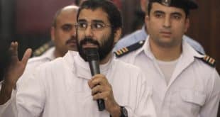 الناشط المسجون علاء عبدالفتاح. (ارشيفية)