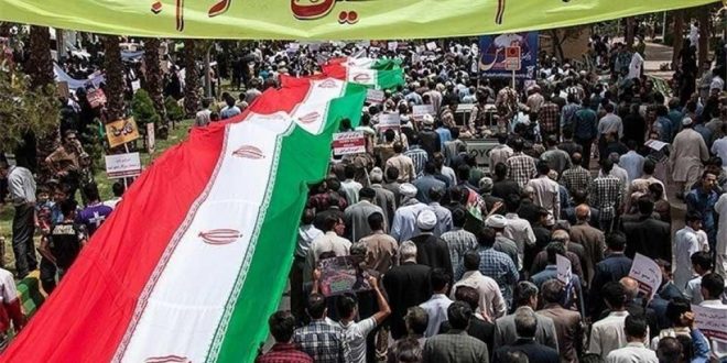 مظاهرات لمناصرة القدس في إيران. (أرشيفية)