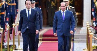 الرئيس المصري يستقبل نظيره القبرصي في القاهرة في لقاء سابق. (الرئاسة المصرية)