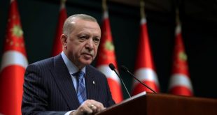 الرئيس التركي رجب طيب اردوغان في القصر الرئاسي في أنقرة، 10 مارس 2023. (أ ف ب)