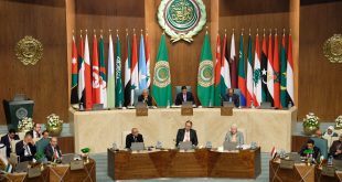 وزراء الخارجية العرب خلال اجتماع برئاسة وزير الخارجية المغربي ناصر بوريطة، بمقر جامعة الدول العربية الأربعاء. (الصفحة الرسمية للجامعة)