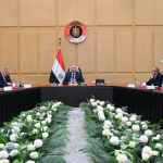 اجتماع كامل الوزير مع وفد بلا روسيا