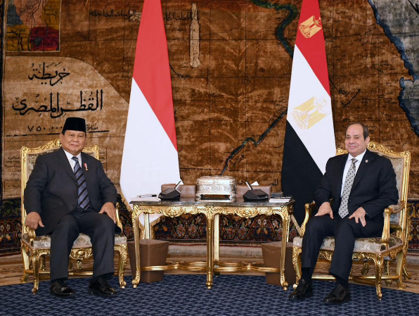 السيسي ورئيس إندونيسيا