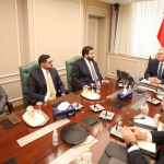 جانب من لقاء وزير البترول