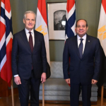 لقاء السيسي ورئيس وزراء النرويج