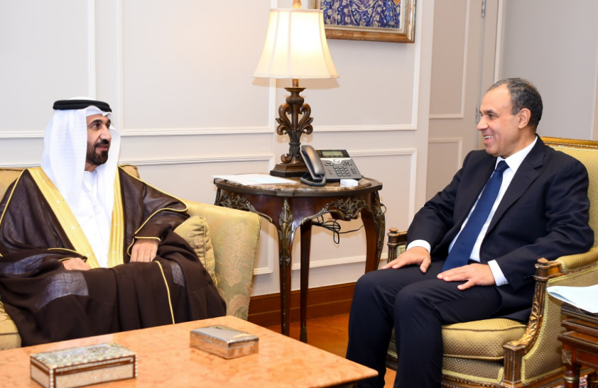 لقاء وزير الخارجية ورئيس البرلمان العربي