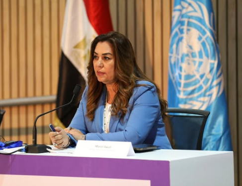 منال عوض وزير التنمية المحلية 1