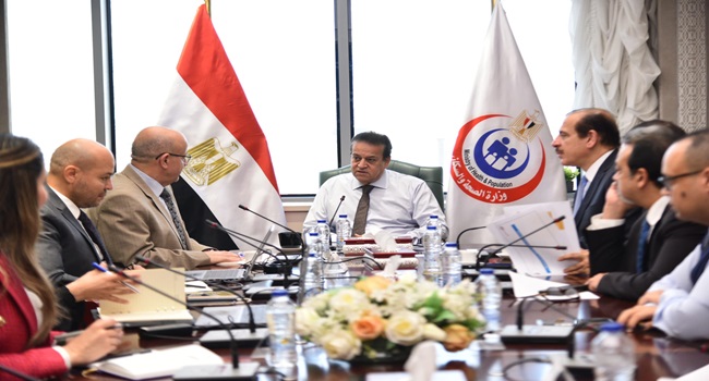 نائب رئيس مجلس الوزراء وزير الصحة خلا لقائه ممثل منظمة الصحة العالمية