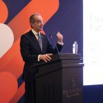 وزير الاتصالات عمرو طلعت خلال فعاليات قمة الذكاء الاصطناعي والتحول الرقمى