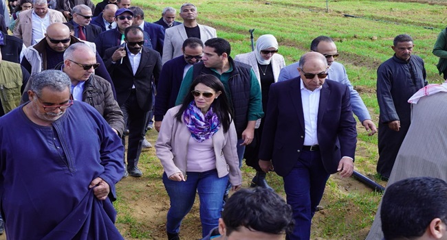 وزيرة التخطيط في محافظة المنيا