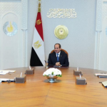 اجتماع الرئيس السيسي مع رئيس مجلس الوزراء ومحافظ البنك المركزي
