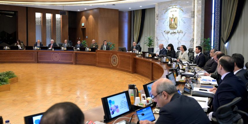 مدبولي خلال اجتماع مجلس الوزراء اليوم 1