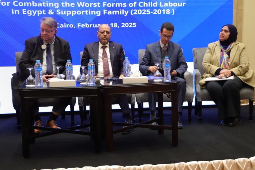 وزير العمل في إجتماع اللجنة التوجيهية لدعم تنفيذ الخطة الوطنية لمكافحة أسوأ أشكال عمل الأطفال