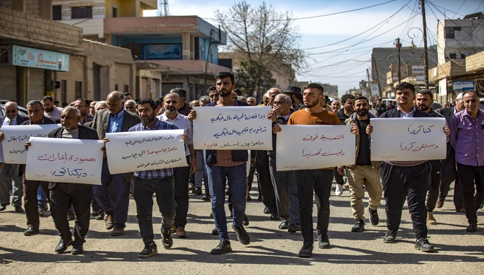 AFP 20250314 372D66M v1 HighRes SyriaConflictPoliticsConstitutionKurds