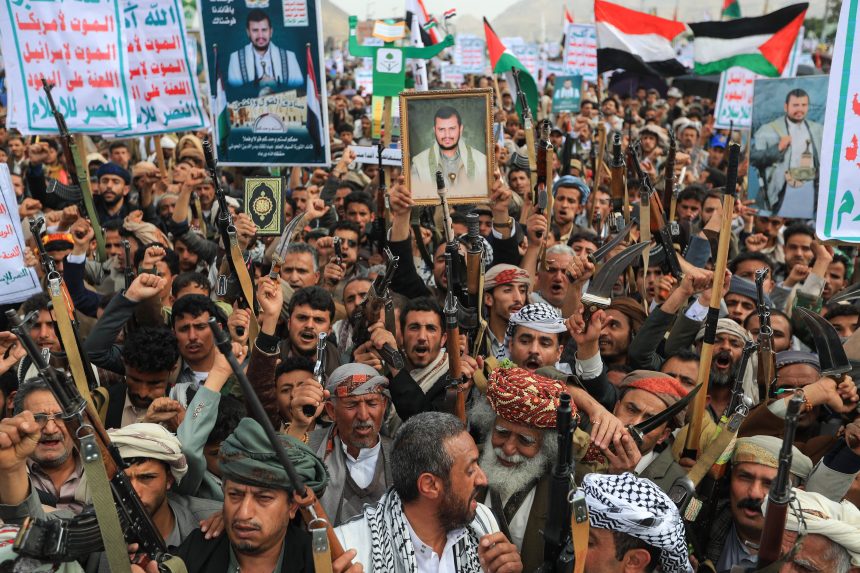 AFP 20250425 43HW89G v1 HighRes YemenPalestinianIsraelUsConflict