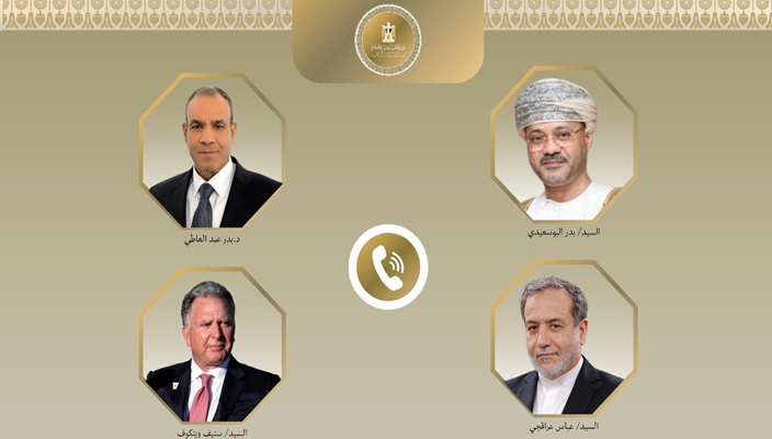 اتصالات لوزير الخارجية والهجرة مع نظيريه العماني والإيراني ومبعوث الرئيس الأمريكي للشرق الأوسط