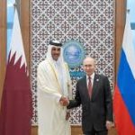 بوتين وأمير قطر