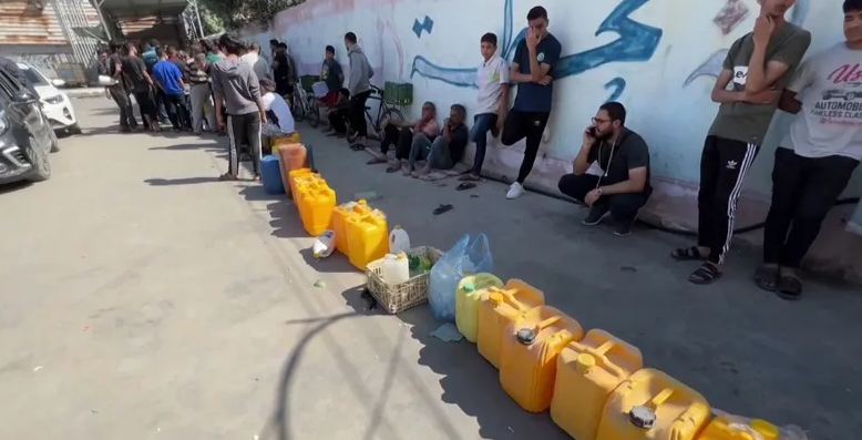 نقص المياه في غزة