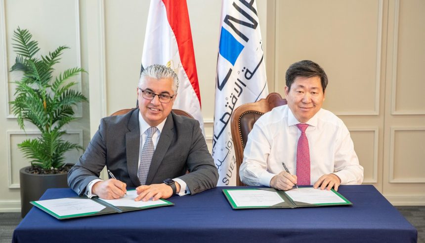 توقيع عقد مشروع شركة هايتكس الصينية لصناعة الأقمشة بالقنطرة