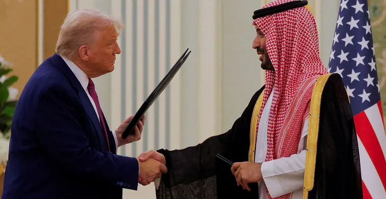 محمد بن سلمان وترامب