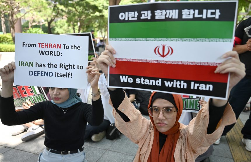 AFP 20250622 63AZ49G v1 HighRes SkoreaIsraelIranUsPalestinianConflict