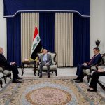 السفير المصري في بغداد يلتقي مع رئيس جمهورية العراق