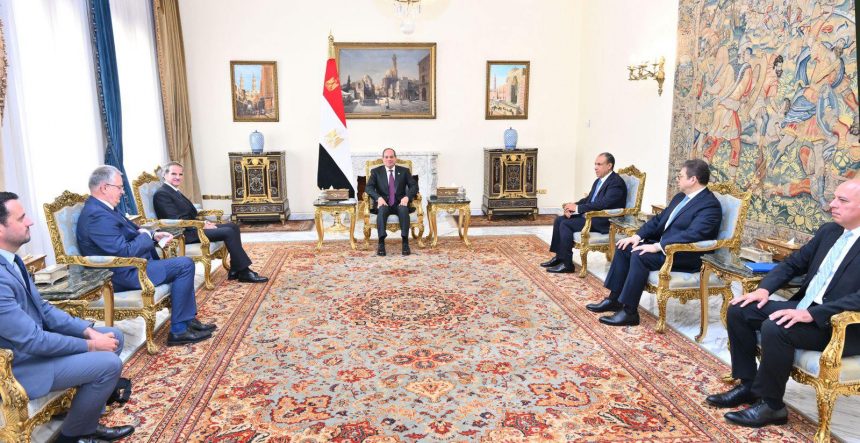 السيسي ومدير الطاقة الذرية