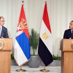 رئيس الوزراء الصربي يُلقي كلمة خلال المؤتمر الصحفي بحضور مدبولي