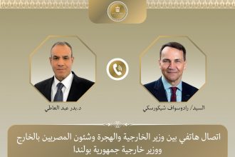 وزير الخارجية يبحث ونظيره البولندي التطورات في الشرق الأوسط