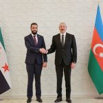 AFP 20250712 66LP4T6 v2 HighRes AzerbaijanSyriaSummitPoliticsDiplomacy