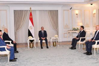 السيسي وعقيلة صالح