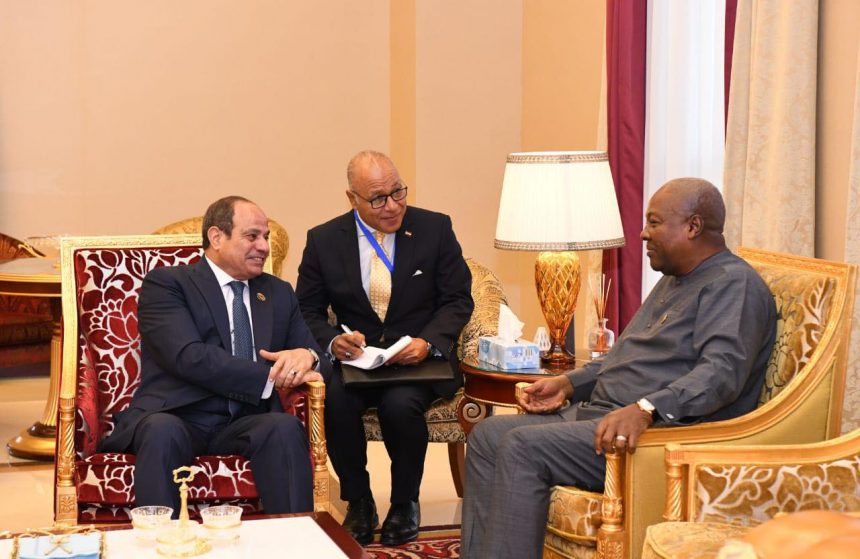 السيسي ونظيره الغاني