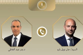 وزير الخارجية لنظيره الفرنسي