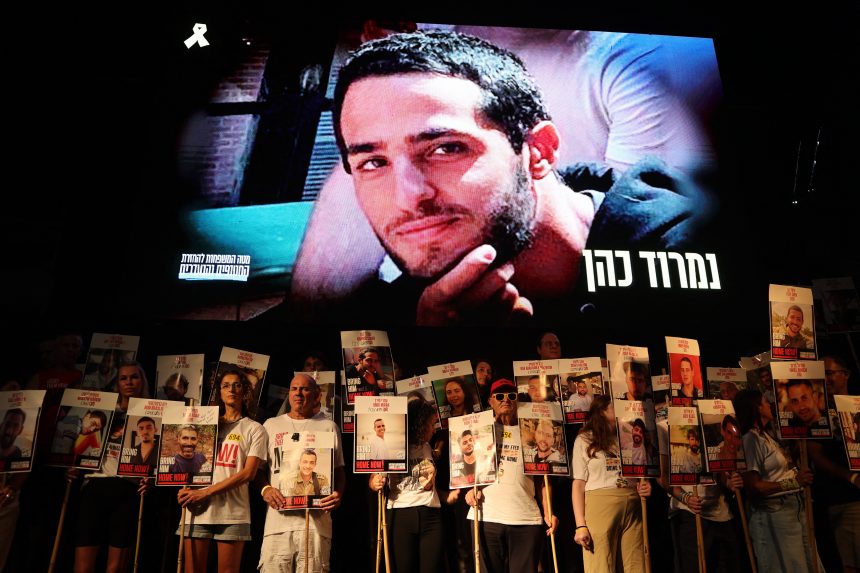 AFP 20250830 72X22KQ v1 HighRes IsraelPalestinianConflictHostagesProtest