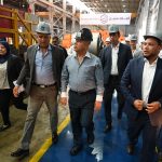 افتتاح خط لإنتاج ألواح واجهات المباني ومحطات المترو. وخطط لربط مصانع العاشر بسكة حديد لتيسير التصدير