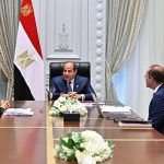 السيسي ووزير المالية