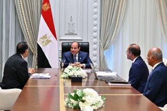 السيسي ووزير المالية