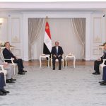 السيسي ووزير خارجية تركيا