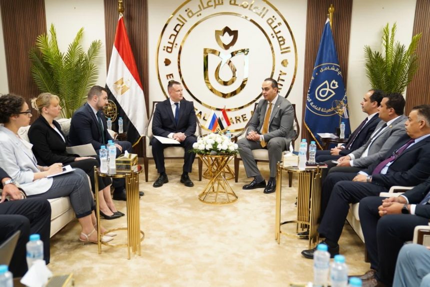 رئيس الرعاية الصحية يبحث مع رئيس روستوم الروسية التعاون في الطب النووي والعلاج الإشعاعي