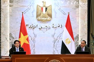 رئيس الوزراء يستقبل رئيس جمهورية فيتنام الاشتراكية والوفد المرافق بالعاصمة الإدارية الجديدة