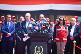 زيارة وزير الخارجية ورئيس الوزراء الفلسطيني إلى معبر رفح