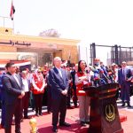 وزيرة التضامن من أمام معبر رفح