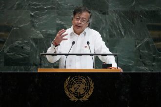 Colombian President Gustavo Petro
