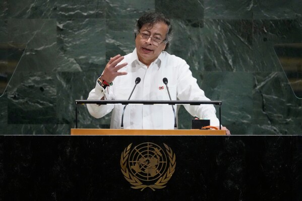 Colombian President Gustavo Petro